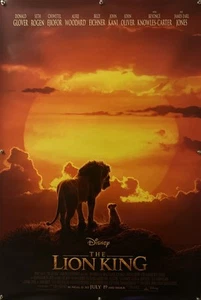 THE LION KING Original One Sheet Movie Poster - 2019 - WALT DISNEY - Bild 1 von 5