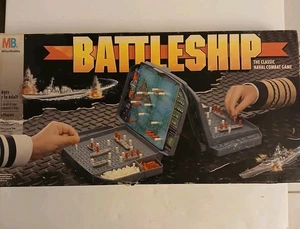 Vintage Battleship Naval Combat Game Milton Bradley 1996. Box Worn, New Inside - Picture 1 of 7