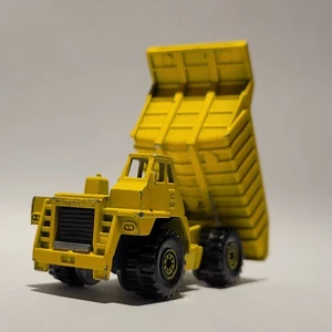 Vintage 1979 Mattel Hot Wheels Yellow Caterpillar Dump Truck Workhorse Hong Kong - Picture 1 of 20