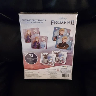 Frozen II Memory Match Game – 72 Cards Featuring Elsa, Anna, Olaf Disney Movie - Image 1 of 4