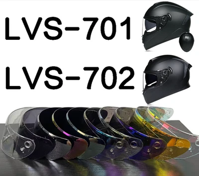 Replaced Motorcycle Full Face Helmet Visor Shield Lens Fit For Helmet LVS701/702 - Image 1 of 4