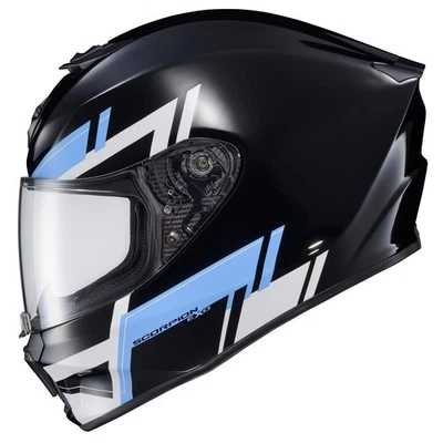 ScorpionEXO R420 Full Face Polycarbonate Street Motorcycle Helmet Comm Ready... Foto 1 de 4