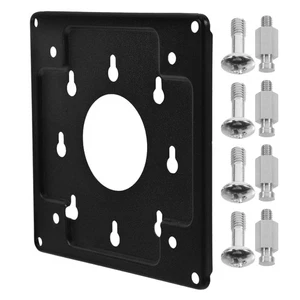 1 Set of Back Mounting Plate for PC Monitors Mini PC Mount Bracket Convenient - Afbeelding 1 van 12