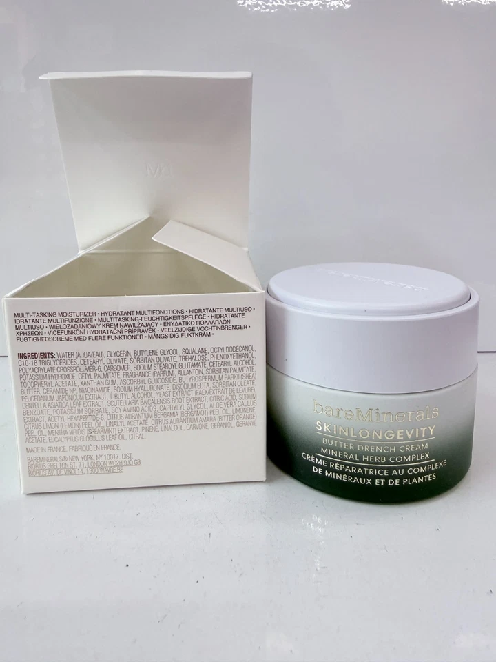 Crema ultra rica bareMinerals Skinlongevity mantequilla de hierbas minerales -50 g Foto 1 de 1