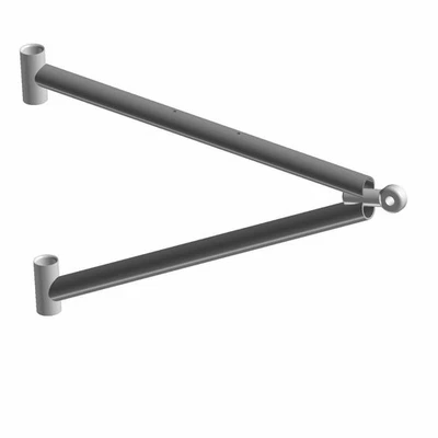 Polaris A-Frame Weld, Left, Matte Black, for RANGER Models - 1543616-458 - Image 1 of 2