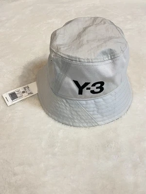 Chapéu Adidas Y3 Yohji Yamamoto cinza balde lona náilon - Imagem 1 de 4