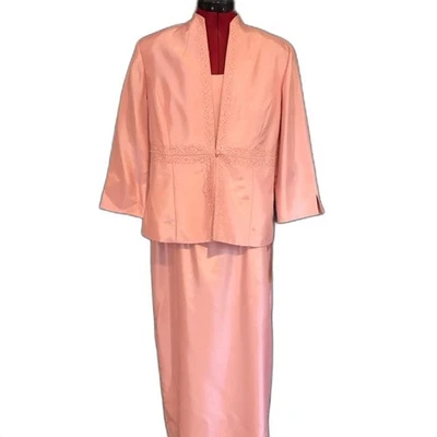 Jessica Howard Jacket Dress Women’s Size 14 Rose 2-Piece Jacket & Dress NWT - Image 1 of 4