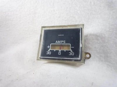Morris Oxford Cowley Lucas Ammeter NOS Half Ton Van MO Amps Gauge - Immagine 1 di 4