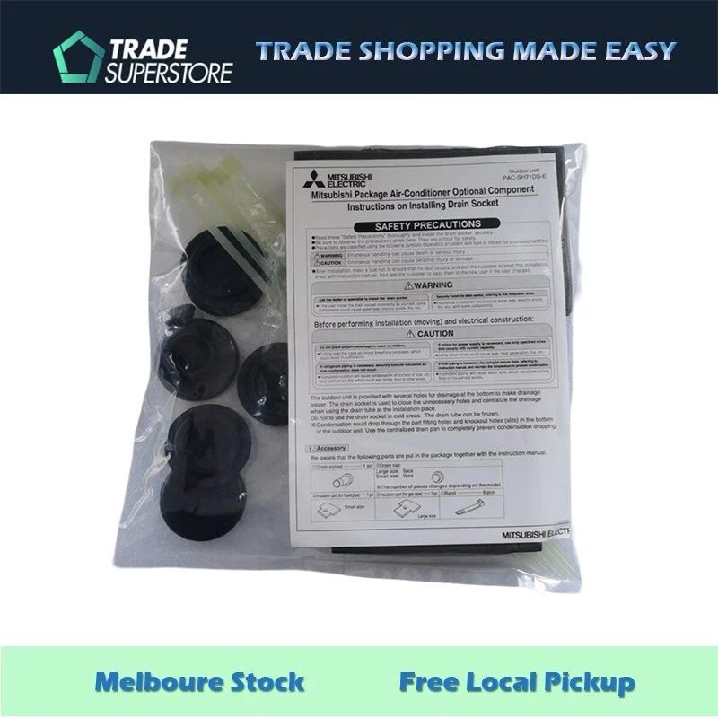 Mitsubishi Electric PAC-SH71DS-E Drain Socket - image 1 of 1