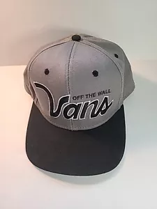 Gorra Vans Off The Wall Snapback gris y negra talla única - Imagen 1 de 11