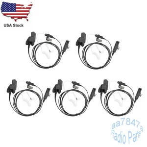 5X Surveillance Earpiece Headset PTT for XTS2250 XTS4250 XTS2500 MTS2000 Radio - Picture 1 of 4