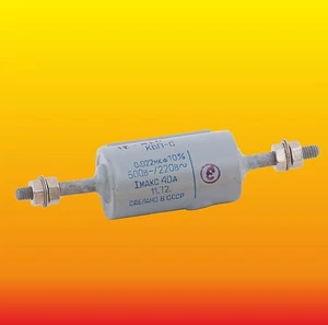 0.022uF 500V DC 220VAC Imax 40 A ±10% CONDENSADOR DE ALIMENTACIÓN RUSA PIO KBP-S - Imagen 1 de 2