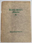 Brother Simss Mistake Harry Stillwell Edwards 1920 First Edition