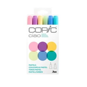 Copic Ciao Pastels 6 Pack Markers BNIP - Picture 1 of 1