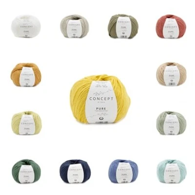 Katia Conzept Wolle Pure Baumwolle 50g