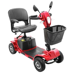 4 Wheel Mobility Scooter Electric Big Spaces for Overweight Adult W/ Rear Mirror - Picture 1 of 12