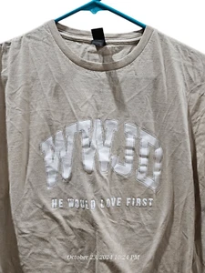 Camisa Gildan XL WWJD tostada - Imagen 1 de 7