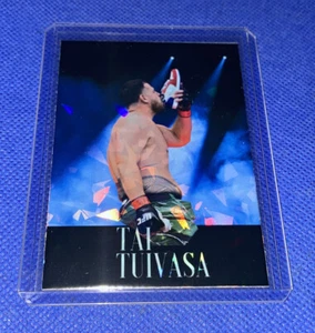 Tai Tuivasa UFC Custom "Shoey" Hand Made Holo Prizm Refractor Card - Picture 1 of 4