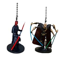 General Grievous & Darth Maul Star Wars Fan Lamp Pull Chain Set Figure Figurine