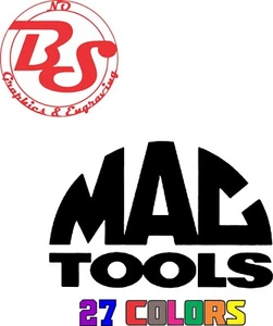 XL - Mac Tools Vinyl Aufkleber Mechaniker Werkzeug Werkzeugkiste Garage Männer Bier Sticker noBS - Bild 1 von 9