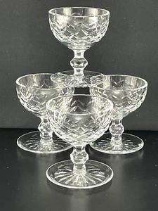 Juego de (4) cuenco de postre/pomelo con patas Waterford Crystal POWERSCOURT 4,75" - Imagen 1 de 22