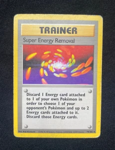 Super Energy Removal 079/102 Pokemon Base Set Regular (HP) - Picture 1 of 2