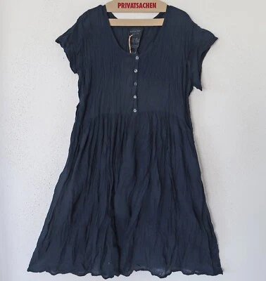 PRIVATSACHEN cooles Kleid Ecokattun Gr. 44-46-48 (2) A-Linie NÄHCAFE 'sehnen' - Bild 1 von 3