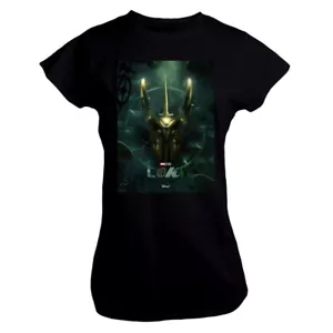 ~ Marvel x BossLogic ~ Loki T-Shirt/Top ~ Size Large ~ Disney ~ - Picture 1 of 1