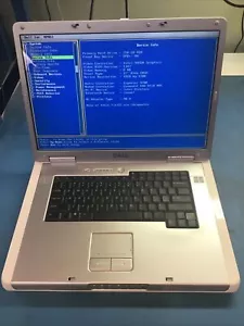 Dell Inspiron E1705 32-bit Intel Core DUO T2350 1.66GHz 1GB Win 10 -corrupt -F4 - Picture 1 of 6