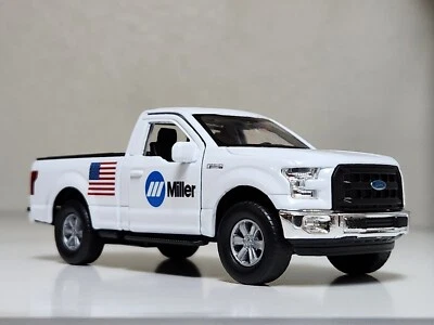 Miller Welding White 2015 Ford F-150 Regular Cab Work Truck 1:32 Collectible - Image 1 of 4
