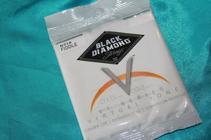Black Diamond Silverplated Wound Fiddle Strings, N719 - Picture 1 of 2