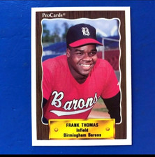 1990 ProCards Baseball Card #1116 Frank Thomas Birmingham Barons ROOKIE RC