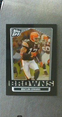 2007 Topps Draft Picks & Prospects Chrome Black #84 Braylon Edwards - Image 1 of 2