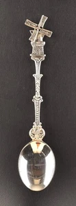 *Vintage Sterling Silber 835 Souvenir Mühle Löffel - Bild 1 von 4
