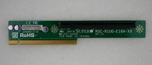 Tarjeta vertical de servidor Supermicro RSC-R1UG-E16A-X9 Rev 1.01 PCIe x16 1U - Imagen 1 de 2
