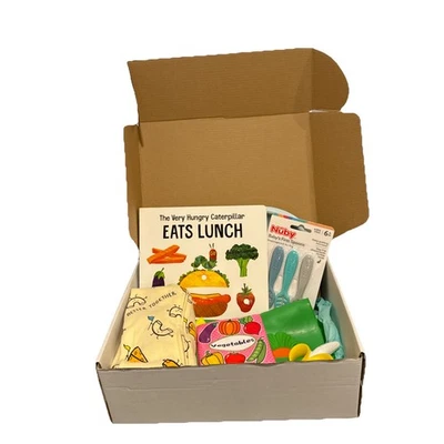 Unisex Eric Carle Baby Shower-Welcome Baby Gift Box, Book, Outfit, Teether & Bib - Image 1 of 4