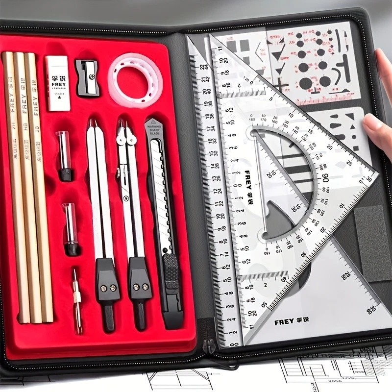 High Quality Professional Drawing Set Suitable fit Architects Engineers Students - Image 1 of 4