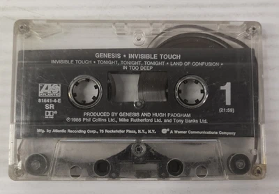 Genesis, Invisible Touch, Cassette Tape 1986 - Image 1 of 2