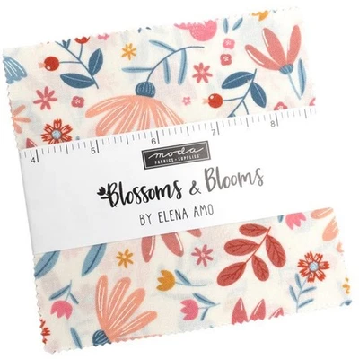 Blossoms & Blooms Charm Pack by Elena Amo for Moda Fabrics - Image 1 of 3