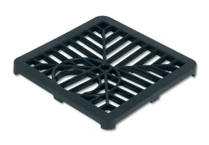 UG415 Underground Drainage Spare Square Plastic Grid Black 150mm x 150mm Polypip - Picture 1 of 1