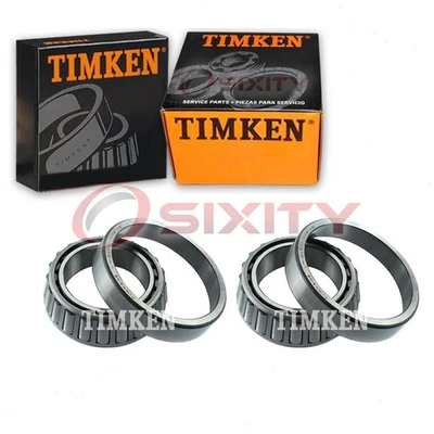 Juegos de rodamientos diferenciales traseros Timken de 2 piezas para Cadillac DeVille 1970-1976 yt Foto 1 de 4