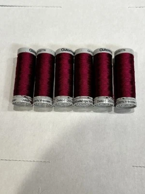 Gutermann 5330 Fuchsia - 6 Spools 220 yards 100% Viscose - Image 1 of 4