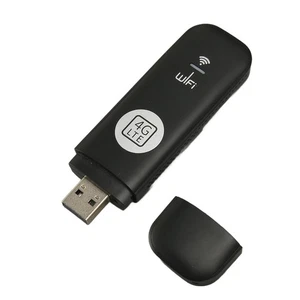 (Europe Asia Black)USB WiFi Adapter Micro SIM Card Slot 150Mbps 10 Users - Picture 1 of 12