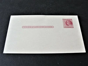 Ben Franklin 2 centavos, oficina de correos roja de los Estados Unidos, postal preestampada. - Imagen 1 de 2