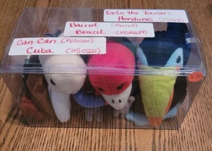 Vintage 1999 Coca Cola International Beanies -Set of 3 - NEW, *Read* - S30 - Picture 1 of 4