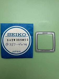 Seiko G757-4029 NOS Glas Kristall SA2W30GM02 Silberrand - Bild 1 von 6