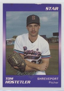 1990 Star Shreveport Captains Tom Hostetler #12