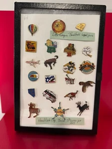 Vintage Konvolut 21 Pins gerahmt Set - Bild 1 von 13