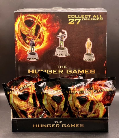 3 Blind Foil Pack Lot of The Hunger Games NECA Wizkids Minature Figurines - NEW! Cover