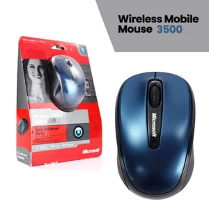 Mouse móvil inalámbrico Microsoft 3500 2,4 GHz transceptor USB Windows MacOS - Imagen 1 de 15